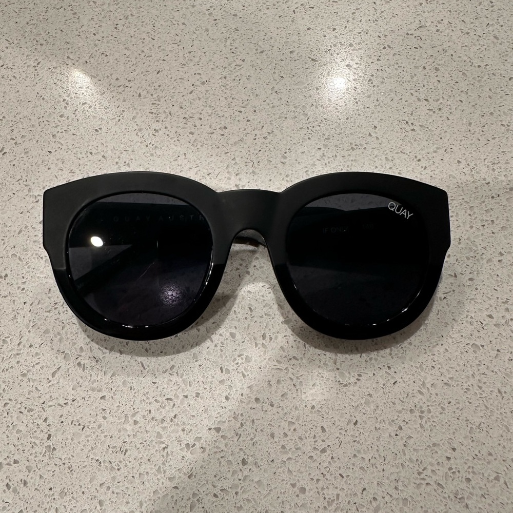 Quay Australia Matte Black Sunglasses